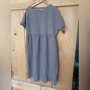 Linenfox dress xs brown/cacao